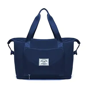 Logicmart Foldable Travel Duffel Bag Lightweight Waterproof Carry on Luggage Bags Multifunctional Handbag for Men and Women