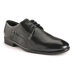 marching toes Synthetic Leather Formal Shoes for Men Black