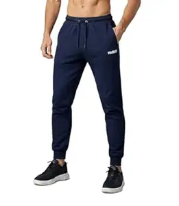 HARUX Premium Men’s Joggers – Ultra-Soft Cotton Blend Track Pants, Slim Fit Athletic Sweatpants, Gym Workout Running Lounge Pants with Adjustable Drawstring