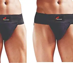 JUST RIDER Hernia supporter For Gym (Pack Of 2) (black, xl)