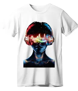 MOT Pop Music Fan Graphic Printed T-Shirt Casual wear Men's and Women's T Shirt (Medium) White