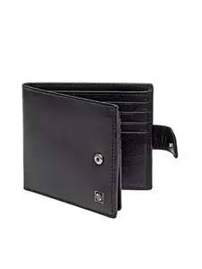 Carlton London Mens Leather Multi Card Wallet Black (8906030258065)