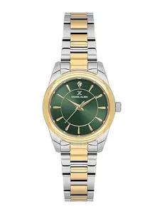 DANIEL KLEIN Premium Lady Dark Green Mother of Pearl Gold-Silver Watch DK.1.13929-5