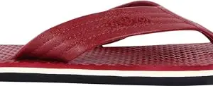 TRV Men's Anti-Skid Flip-Flops - Perfect for Pool, Beach, and Daily Use (Maroon) |10|