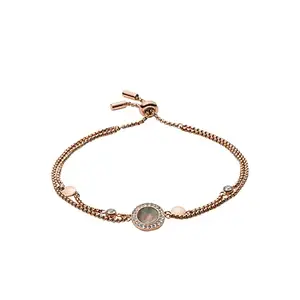 Fossil Women's Misty Autumn Rose Gold Bracelet Jf02951791