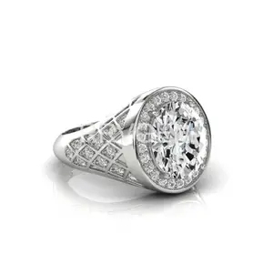 APSSTONE Natural zircon ring 6.50 Ratti Silver Plated Handcrafted Finger Ring With Beautifull Stone Men & Women Jewellery Collectible LAB - CERTIFIED