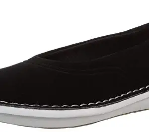 Clarks Women Black Loafers-3.5 UK (36 EU) (26145910)