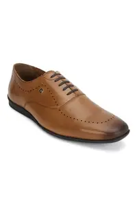 Louis Philippe Men's Tan Formal Shoes