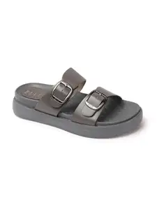 ELLE Women Sandal,Grey,UK-5