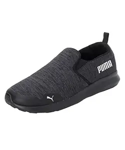 Puma Mens Turf Slip On Black-Gray Violet Walking Shoe Slipper-9 UK (38869703)