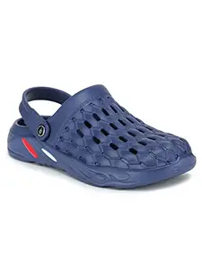 EGO Easy to Go Lightweight Comfortable and Washable Navy Blue Clogs for Men - CITI-5561