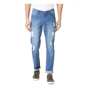 Allen Cooper Denim Jeans for Men(25) Blue