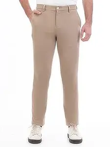 The Pant Project Luxury PV Stretchable Casual Pants for Men | Stylish Slim Fit Men's Wear Trousers for Office or Party | Mens Fashion Dress Trouser with Expandable Waist & 4 Way Stretch