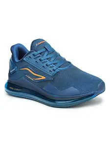 ABROS Men's Clinton ASSG1068 Sports Shoes- Teal/Orange- 8UK