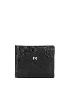Da Milano Genuine Leather Black Bifold Mens Wallet with Multicard Slot (10051E)