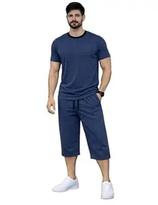 Mack Jonney Men's Polyester Lycra Tracksuit | Lightweight Sports & Gym Wear | Comfortable Running & Training Track Suit for Men-MJ-186