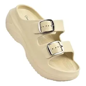 CLOUDKICKS Glamour Sandals for Women & Girls | Extra Soft Anti-Slip EVA Lightweight Footwear | Stylish & Comfortable Ladies Chappals for Daily Use, Home, Travel & Casual Outings