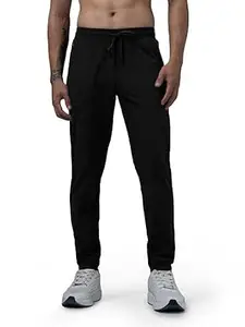 TECHNOSPORT Men's Regular Fit Solid Jogger Pant with Duracool+ for Training, Running & Gym