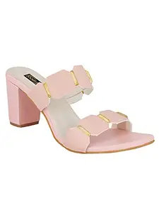 Shoetopia Shoetopia Womens/Girls Pink Solid Heels