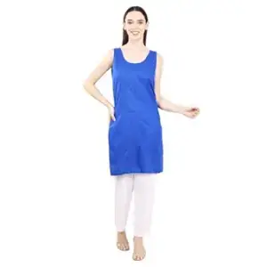 Womens Cotton Round Neck Sleeveless Camisole Soft & Breathable Innerwear Comfortable Daily Use Slip for Layering & Lounge