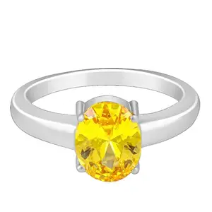 GIVA 925 Silver Golden Square in Rectangle Ring For Him,Fixed Size,Indian - 12, US - 6 | Gifts for Men and Boys | With Certificate of Authenticity and 925 Stamp | 6 Months Warranty*