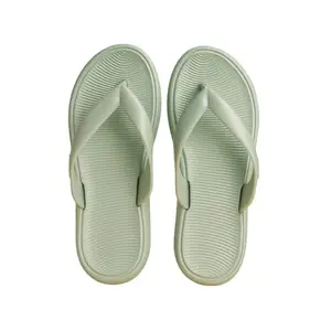 Women's EVA Flip Flops | Lightweight Non-Slip Slippers for Indoor & Outdoor Use (Green, UK Footwear Size System, Adult, Women, Numeric, Medium, 8)