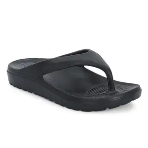 layasa Attractive casual Flip-flop slipper For Women/Girls (BROWN (BLACK, 7)