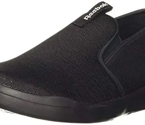Reebok Men's MECCARICK SLIP ON Running shoe (EW5250_BLACK_7 UK (8 US))