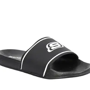Skechers-SIDE LINES 2.0 - RETALIC-Men's Flip-Flops & Slippers-8790111-BLK-BLACK UK8