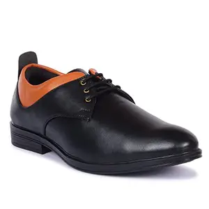 Longwalk Men Black Premium Stylish Solid Pattern Formal Shoes