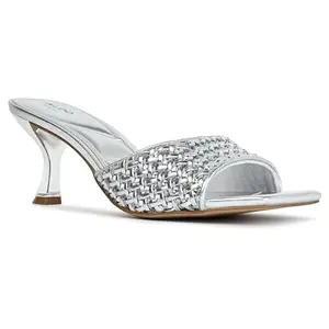 Aldo Eleonora Women's Silver Dress Sandals