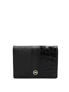 Da Milano Leather Card Holder for Men & for Women - Black