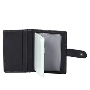 Keviv RFID Blocking Genuine Leather Credit Card/Debit Card Holder for Men & Women - 18 Card Slot (11 x 8 x 1 cm.) Black |||