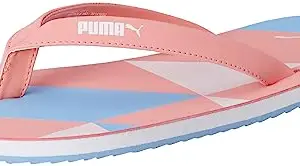 Puma Womens Luminous Team Light Blue-Carnation Pink-White Slipper - 4 UK (39141603)