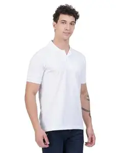kelvo Polo T-Shirt for Men | 100% Cotton | Solid Plain Collar T-Shirt | Regular Fit | Half Sleeve