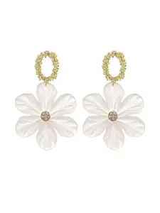 Kairangi Earrings for Women and Girls Flower Drop Earrings|Gold Plated Drop Earrings | Birthday Gift for girls and women Anniversary Gift for Wife