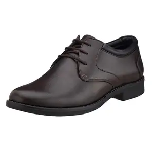 Duke Men Textured Formal Derbys Brown