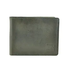 Canvas & Awl Genuine Leather Bottle Green Gents Wallet