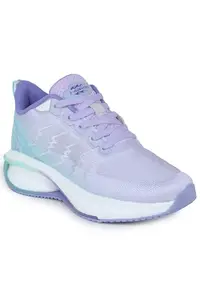 ABROS Women's ASSL0205 EVIN Sports Shoes Lilac/Green 4 UK