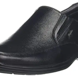 Bata Mens Flat Uniform Dress Shoe, Black, 7 UK