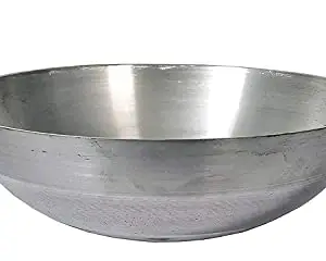 NURAT® Aluminum Kadhai Fry for Puuri, Bhatura, Pakodi and Other Items with Handle Size-6 Aluminum Kadhai for Deep Fry Medium Size with 2 Litter Oil Hold Capacity price in India.