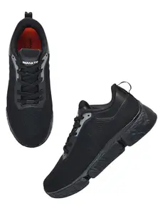 Impakto Phoenix 2.0 Lightweight Cushioned Insocks Running Shoes for Men Black - 7