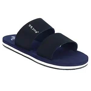 DR STTEP Men's Blue Synthetic Orthopedic Eva Insole Comfortable Outdoor Slip-on Slippers