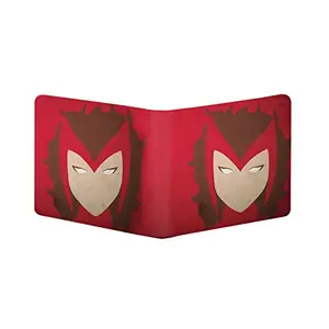 Bhavithram Products Superhero Design Red Canvas, Artificial Leather Wallet-PID34384