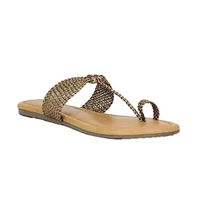 Inc.5 Shoes Women Flat 100648_ANT GOLD