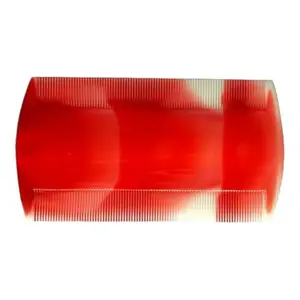 MICLAC Multicolor Plastic Nits & Lice Comb for Hair Care, Reusable, Pack of 1