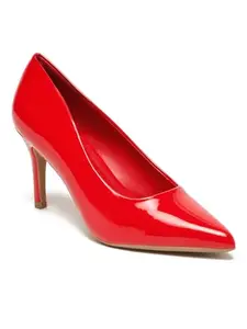 Flat n Heels Womens Red Pumps FnH 22117-RD