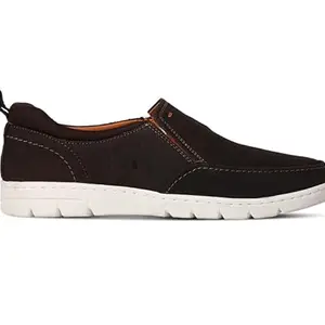 Hush Puppies Mens Keenan Slip On Brown Casual Shoes, (8534812), 6