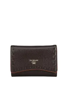 Da Milano Mini Leather Wallet for Women - Brown
