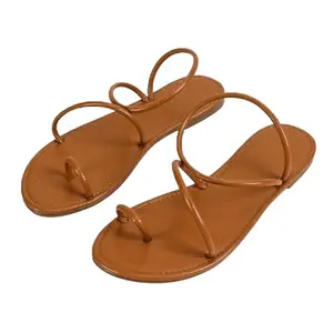GLO GLAMP Falt Heel Sandal for Women and Girl Use